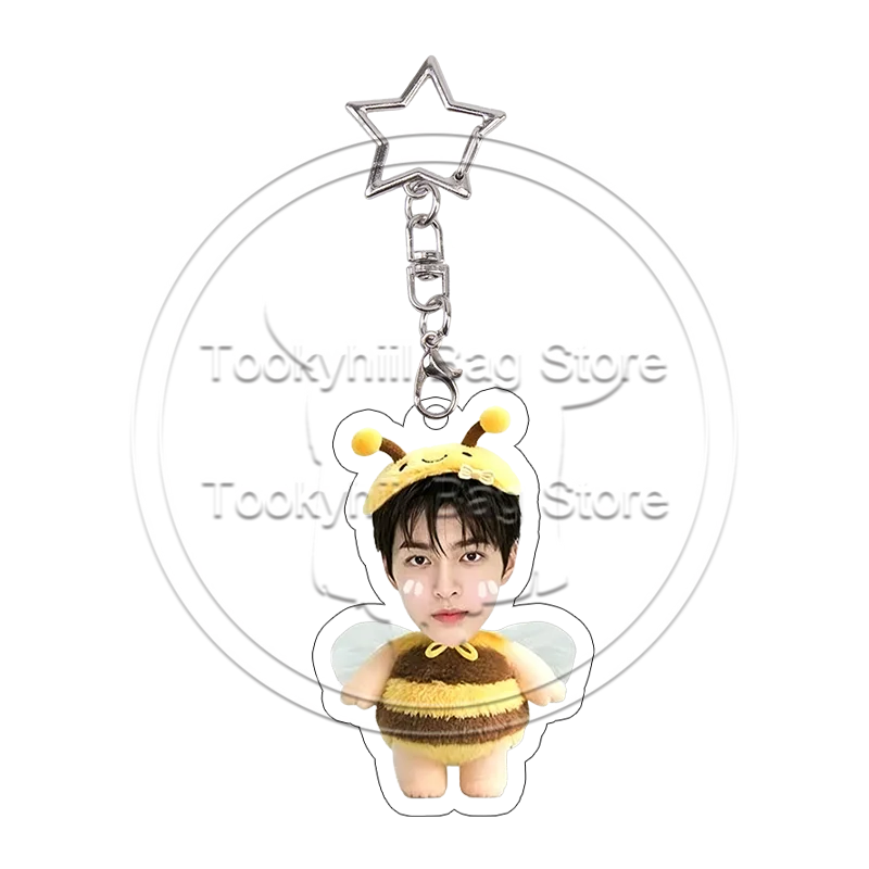 Фото Акриловый брелок KPOP CORTIS Idol, милый Мартин Джеймс, Джухун, Сонхён, Кёнхо, подвеска на сумку в виде большой головы, коллекционный аксессуар для фанатов, подарок. №3