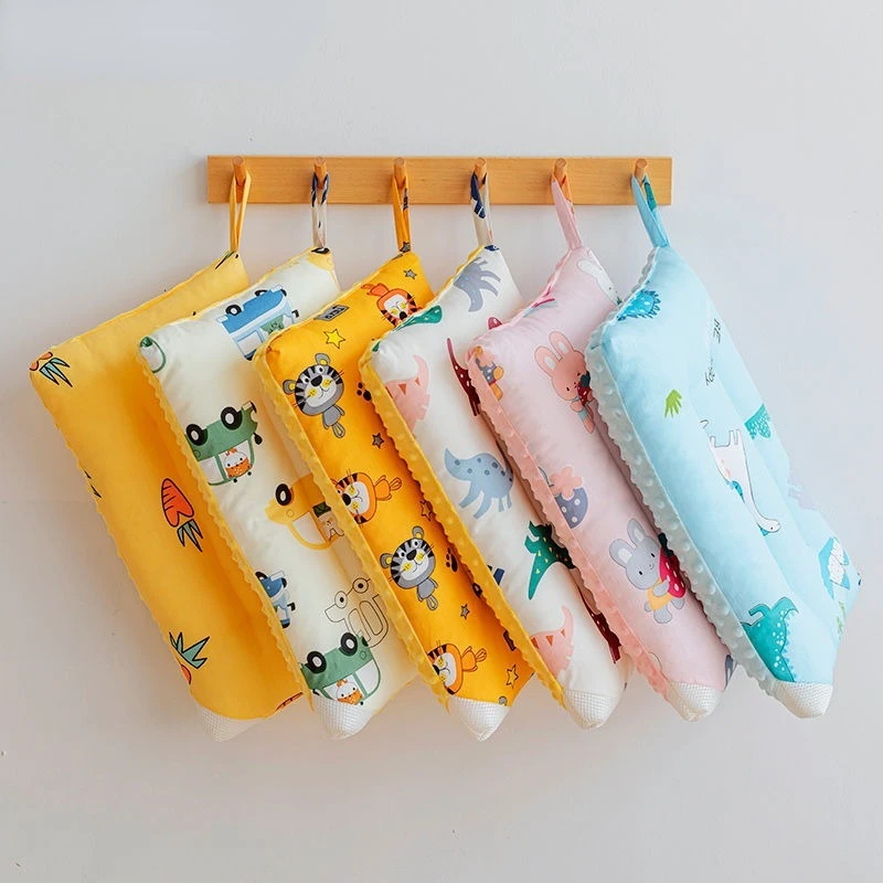

Children's Cotton Soothing Beanie Pillow Baby Small Pillow Core Cervical Vertebra Pillow Home Cotton Sleep Aid Pillow