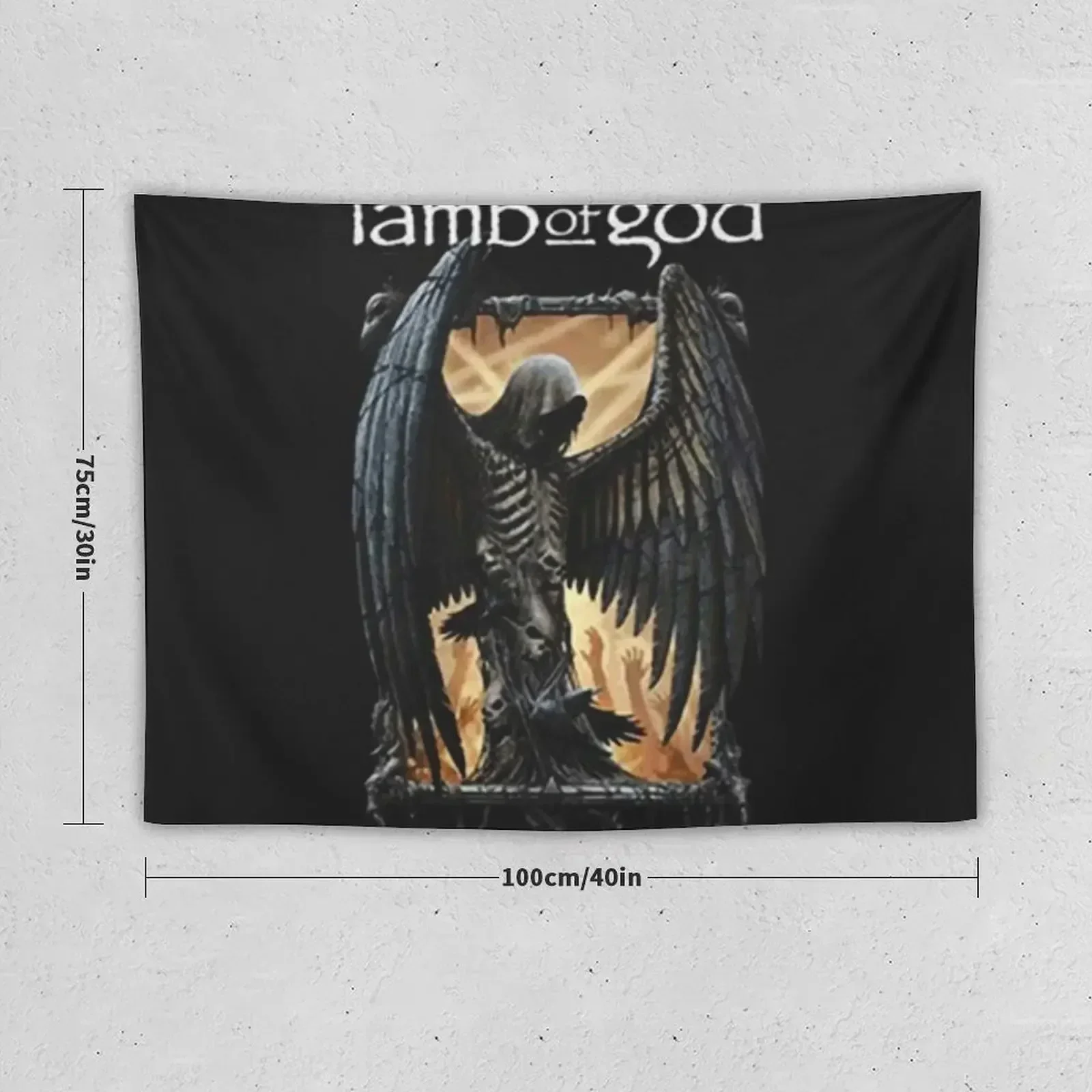 Гобелен с оркестром Lamb Of God Band украшение для спальни предметы украшения стены