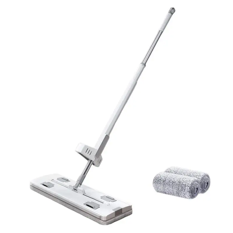 

Wet Dust Mop 360 Rotatable Floor Cleaner Portable & Adjustable Cleaning Mop With Automatic Spring Back Multifunctional Long