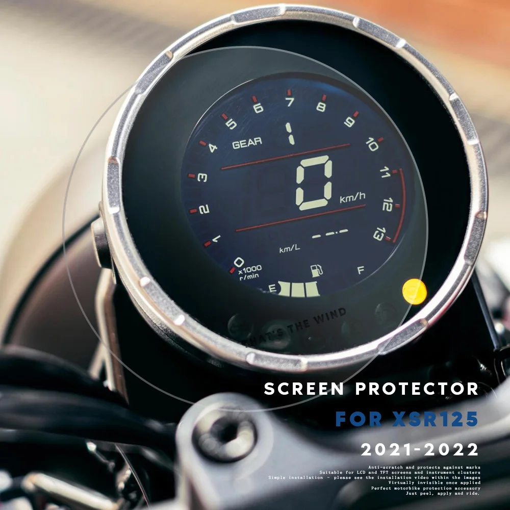 Пленка для инструмента yamaha XSR125 2021 аксессуары XSR 125 экрана приборной панели 2022