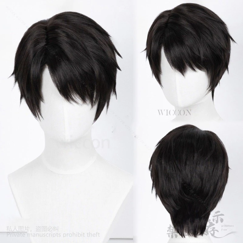 Аниме игра Love And Deepspace Косплей Костюм Черный Ся Йочжоу Парики Для Мужчин Кальб