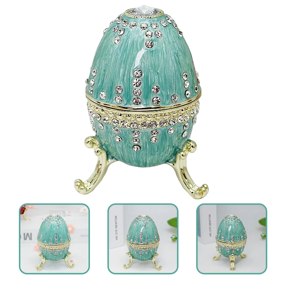 

Шкатулка для ювелирных украшений, подставка для яиц, чехол, Пасхальные декоративные петли, окрашенные кольца, эмалированный контейнер, винт...