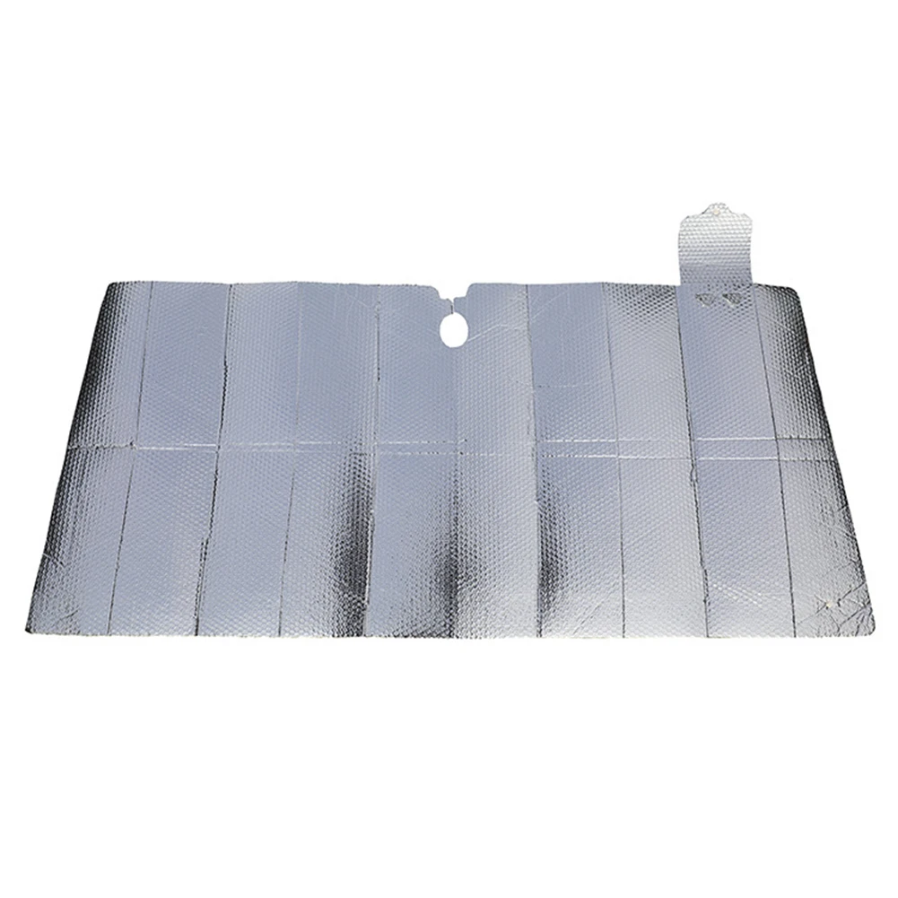 

Silver Car Windshield Shade Foldable Aluminum Foil Windscreen Cover Sun UV Prodoction Car Windshield Sunshade 130*70cm