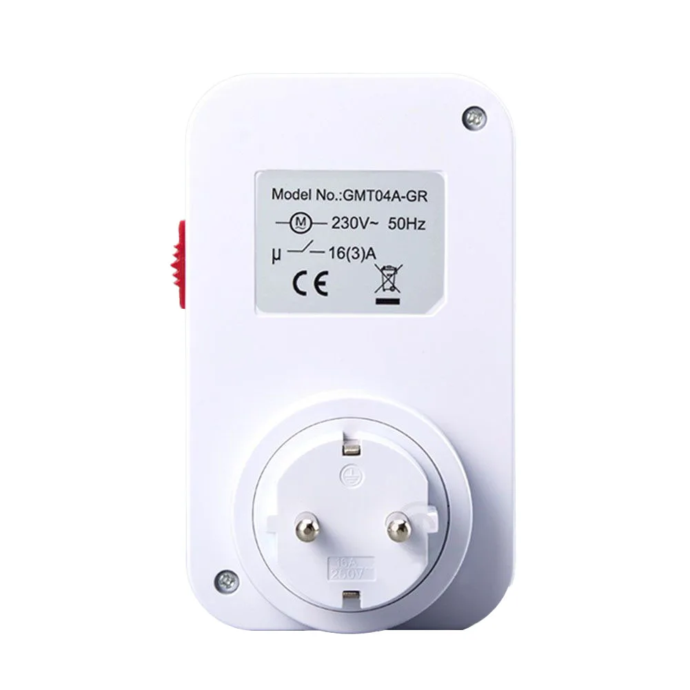 

100%brand New Drinking Fountains Timer Socket 24-hour Cycle White 1PC 230 V 50 Hz 230V AC / 16A / 3600W ABS + PC