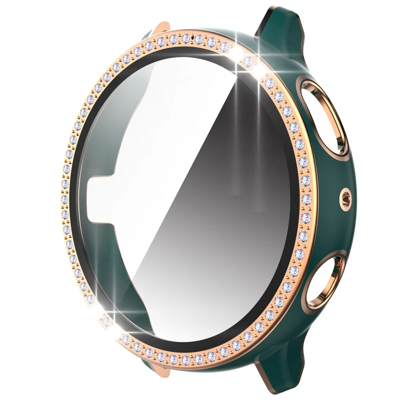 

Tempered Film + Screen Protector Full Coverage Cover Frame Watch Housing for galaxy Active 2 40mm/44mm