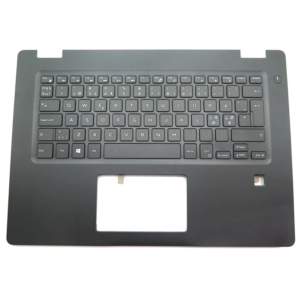 Подставка для рук ноутбука DELL Latitude 3490 073TX6 73TX6 без подсветки Nordic с отверстием