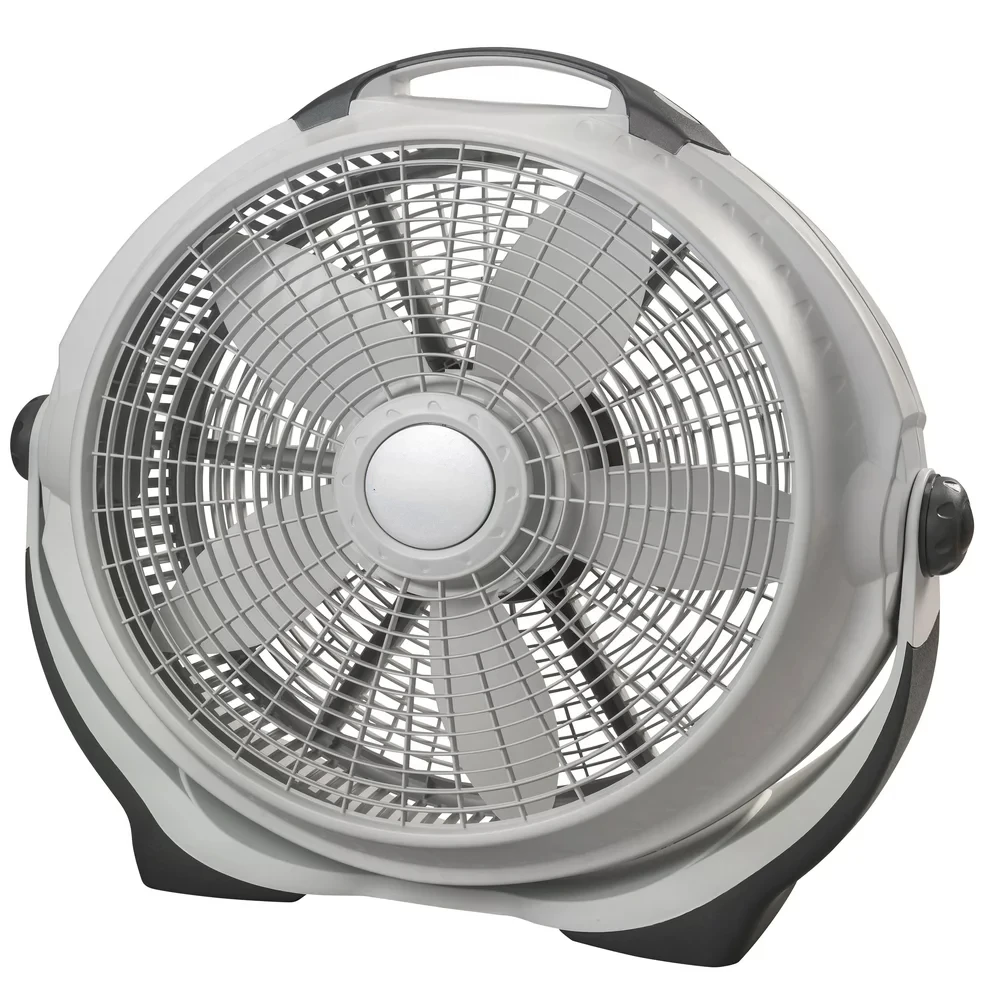 

Air Circulator Wind Machine, 3-Speed Floor Fan with Pivoting Head, A20301, Gray