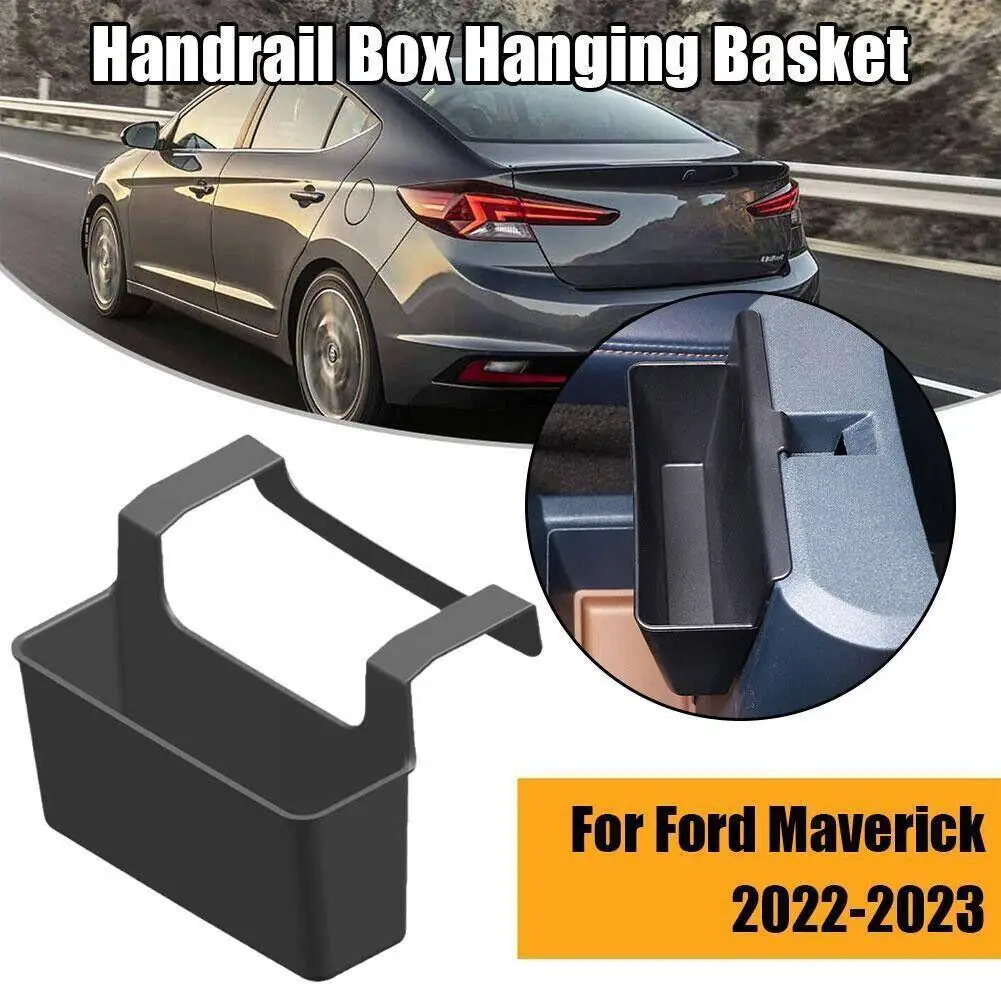 

Подлокотник центральной консоли из АБС-пластика, контейнер для хранения для FORD Maverick 2023, аксессуары для интерьера автомобиля, черный