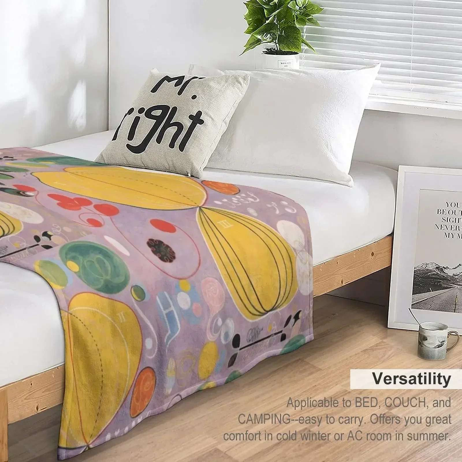 Одеяло Hilma af Klint Paint для взрослых рождественские подарки дивана тонкие одеяла