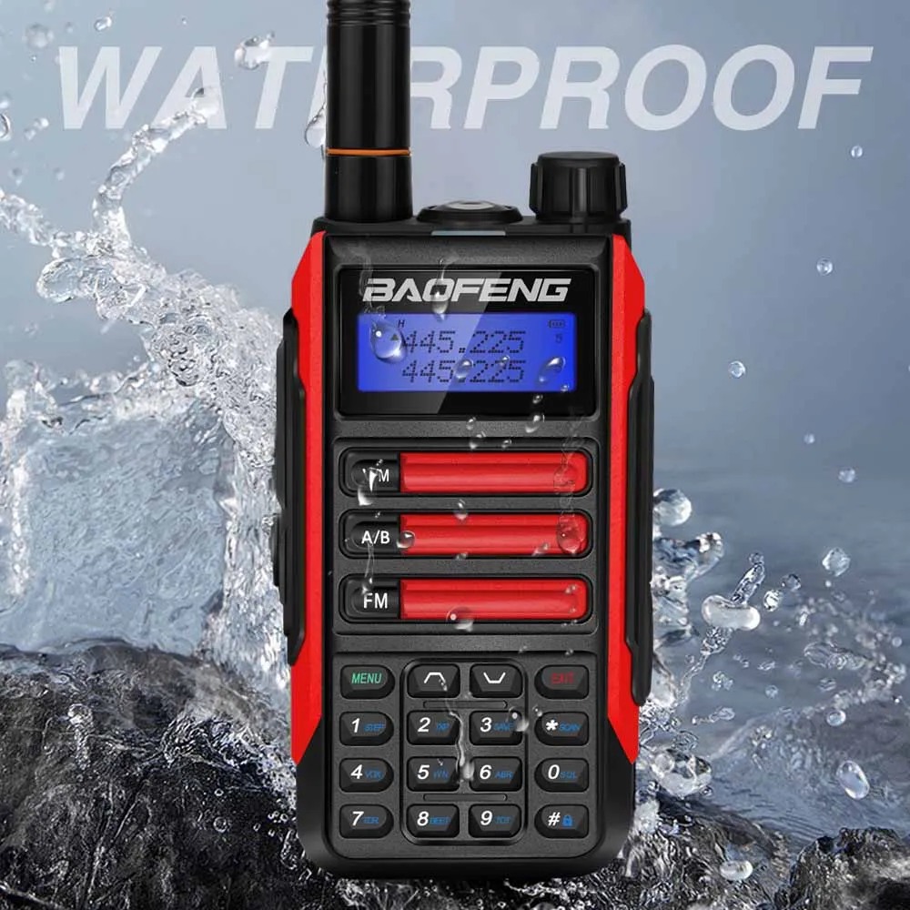 Baofeng UV16 plus Walkie Talkie 10W 5800mah 128CH VHF UHF Dual Band Two Way CB Ham Radio UV -16 plus Portable Radio Transceiver
