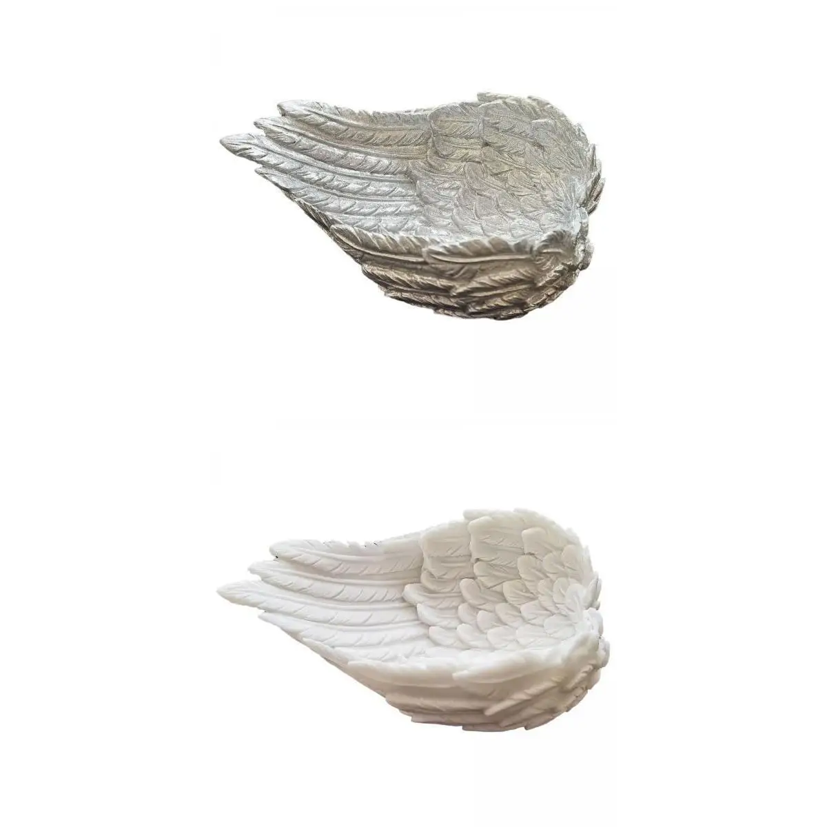 

2Packs Angel Wing Display Stand Crystal Balls Holder Sphere Base Key Tray