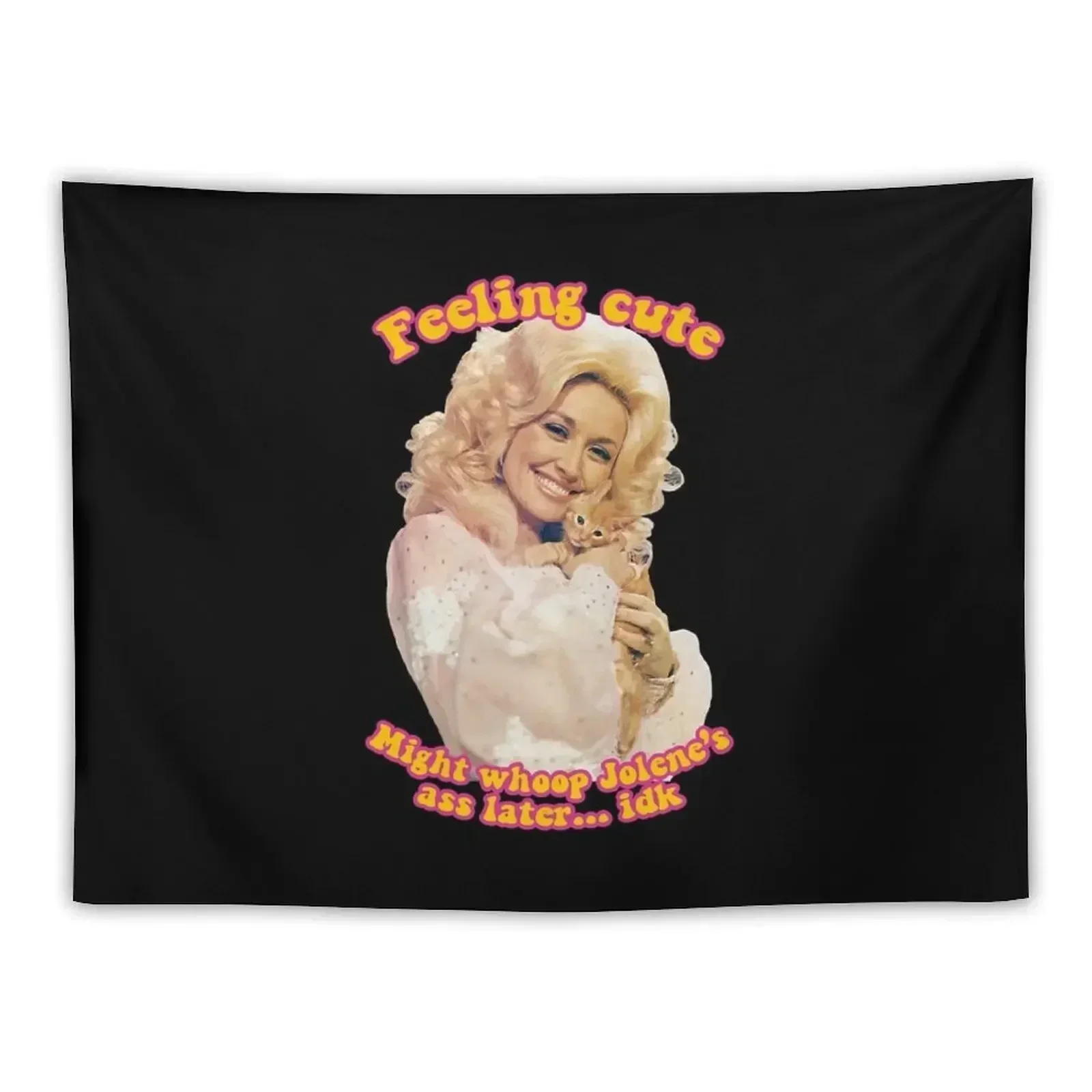 Чувствуйте себя милый долли-любитель вентилятор для мужчин и женщин гобелен