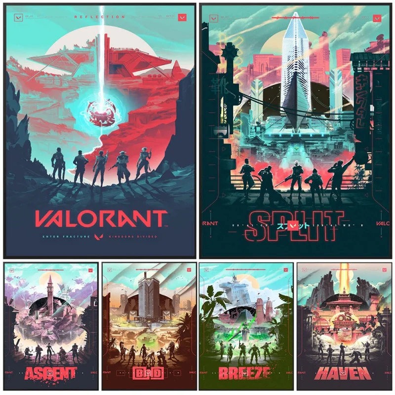 

Modern Anime Esports Wall Art Esports Game Character Posters And Prints Oil On Canvas Living Room Bedroom Decoration Gifts