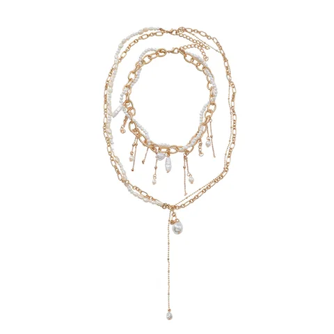 Pauli Manfi Многослойное жемчужное ожерелье