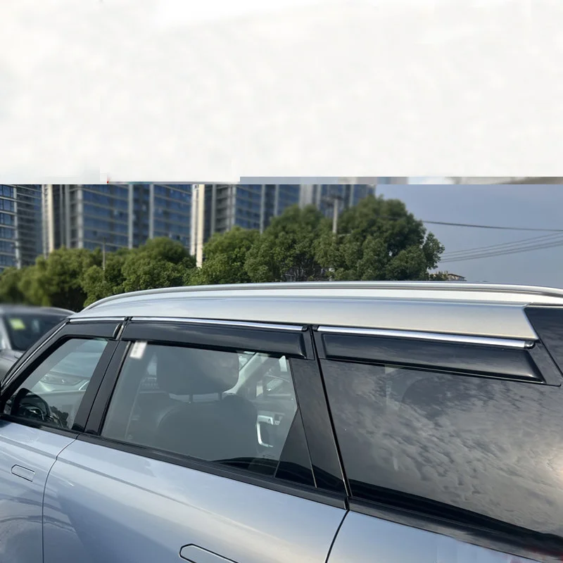 Фото Для Chery Jaecoo J7 2023-2026: Дефлекторы окон, ветровики, защита от дождя и солнца, накладки на окна, внешние аксессуары №5