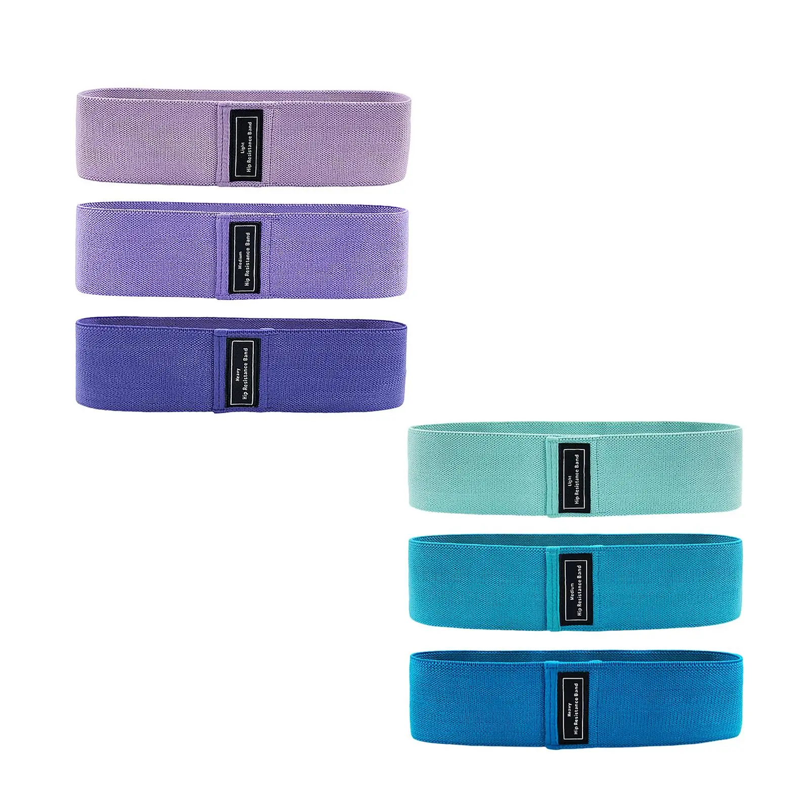 

3x Resistance Bands Stretching 3 Resistance Levels for Women Men Leg Thigh