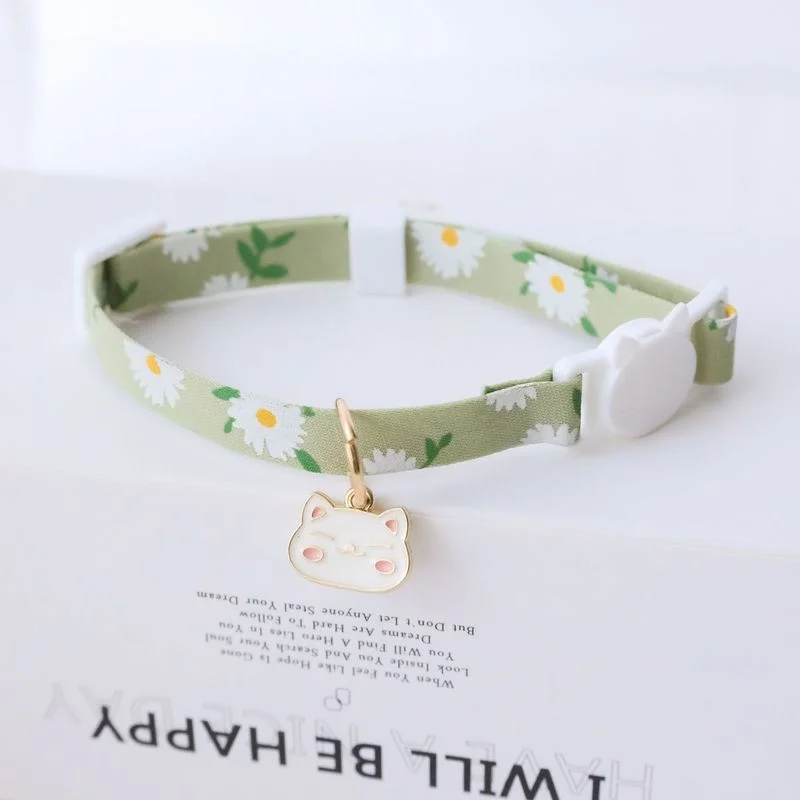 Регулируемый ошейник в виде фруктов маргариток радуги кошек карамельных цветов