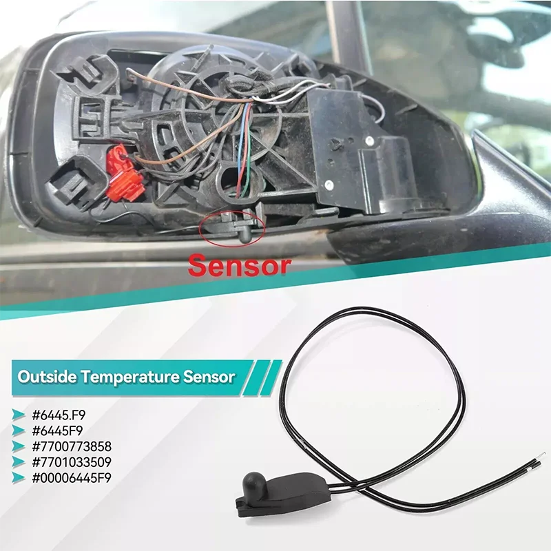 

Для PEUGEOT 206 207 208 306 307 308 406 407 607 2008,6445F9, 6445.F9 внешний датчик температуры воздуха-амбинета