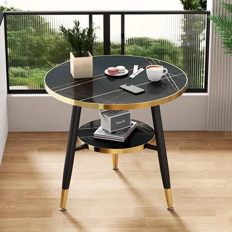

Designer Bedroom Coffee Table Luxury Modern Black Nordic Dining Coffee Tables Wooden Round Kaffee Tische House Accessories
