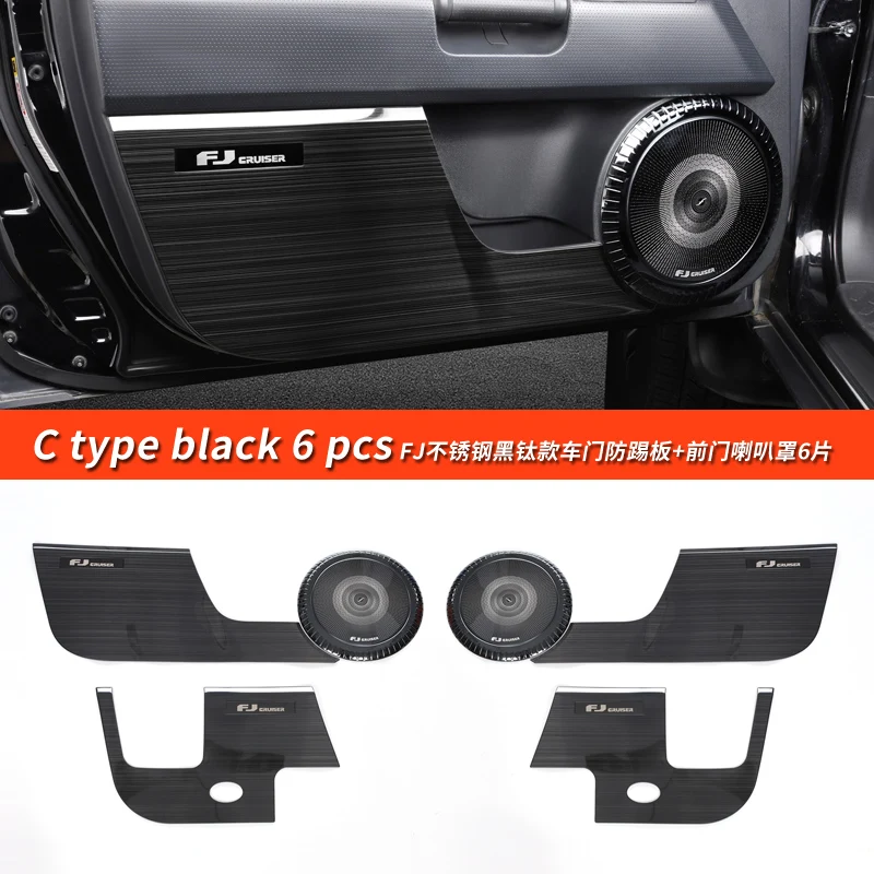 

Наклейка для Toyota принадлежности для FJ Cruiser 06-22 года, украшение интерьера, модификация двери, акустическая крышка, многоцветные клаксоновые рожки