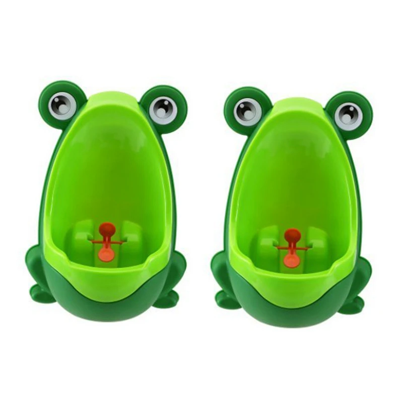 

2 X Fun Pot Children Frog-Shaped Urinal (Green)