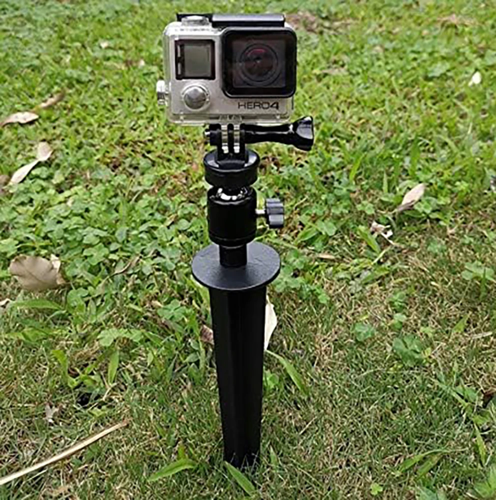 Алюминиевое легкое Крепление для штатива камеры с наземным колышком шариковой