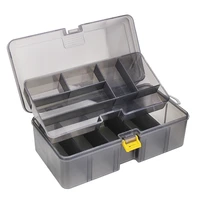 fishing double layer lure box pp material accessories tool box plastic box 2022 new fishing gear tool box fishing lure box