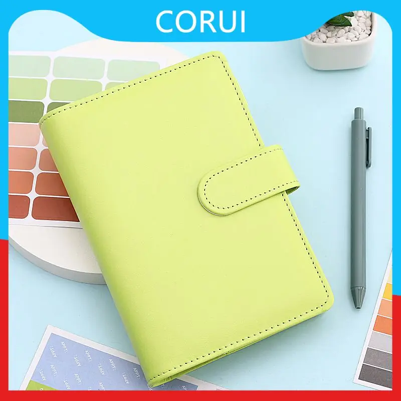 

Pvc Notebook Binder Housing A6 Hand Book Macaron For Financial Management Cash Envelope Gift Budget Planner Organizer Portable