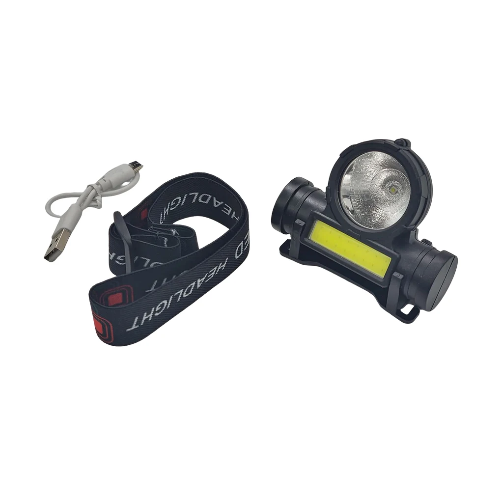 

Налобный мини-фонарь, Аккумуляторный водонепроницаемый регулируемый портативный фонарь для верховой езды, скалолазания, аварийная лампа