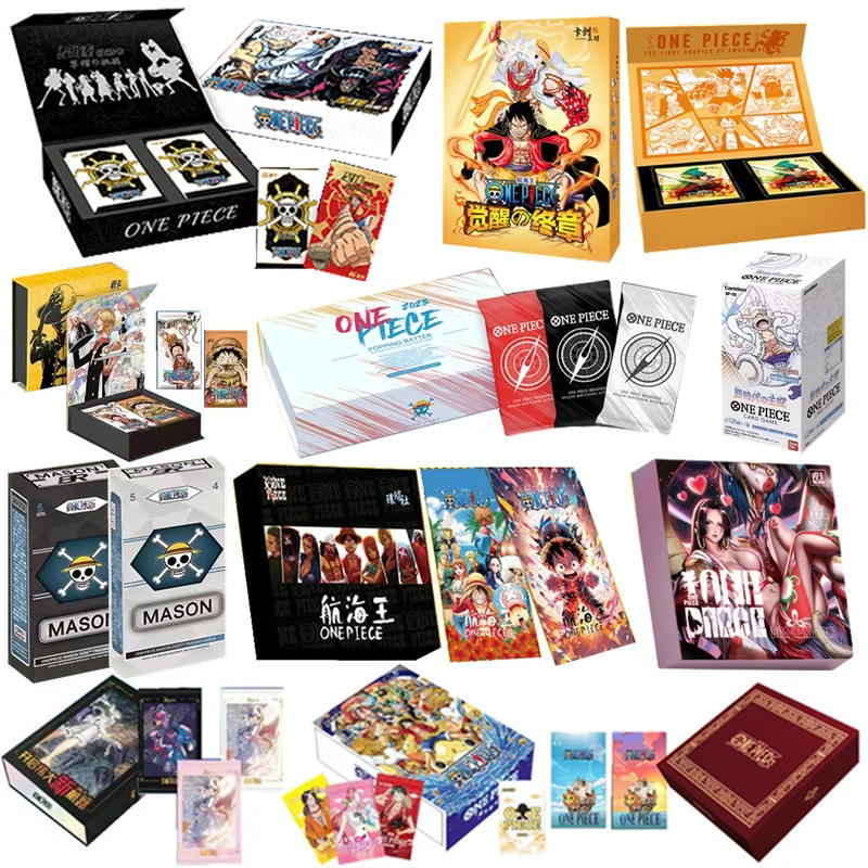 Tcg Collections Luffy Japanese Anime Zoro Nami Chopper Bounty Table Games Toys Birthday Gift