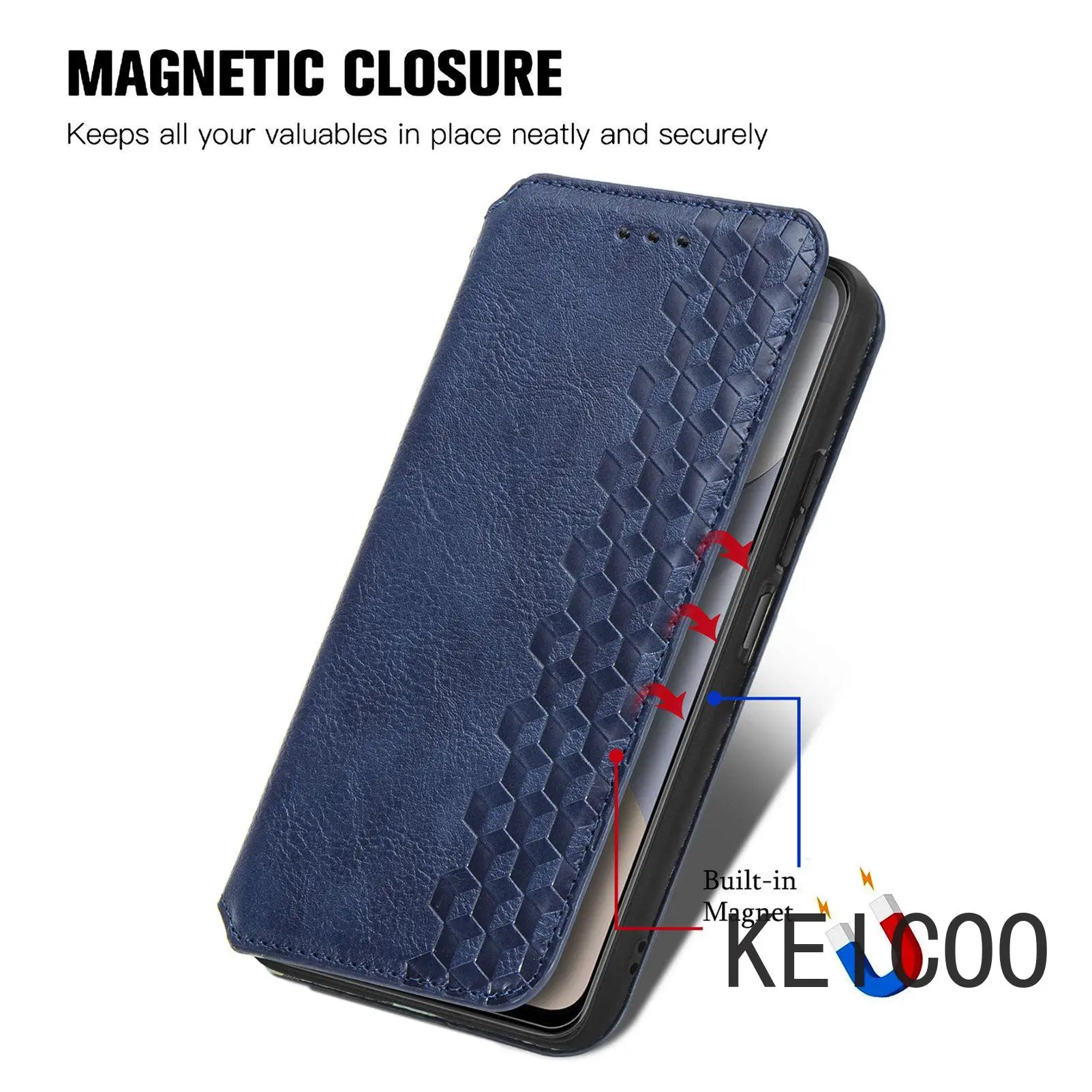 Деловой чехол для ZTE Blade A54 A53 A33S L220 Pro амортизирующий удобный телефона с отделением