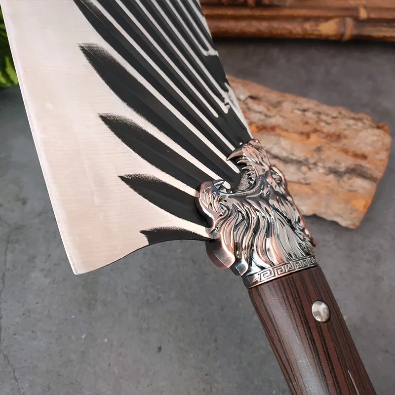 Нож из нержавеющей стали кухонные ножи мясника 8 дюймов Ручная ковка поварские с