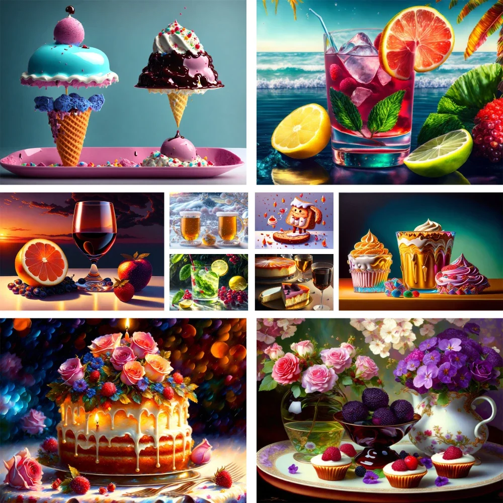 125614 Набор для рисования по номерам акриловые краски 50*70 картина декоративные