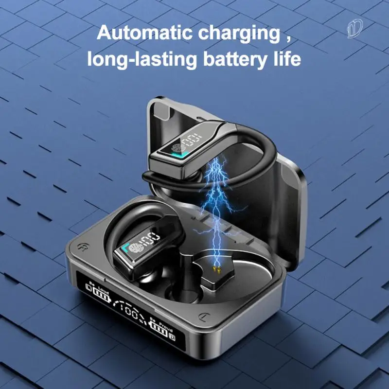 

Long Battery Life Wireless Earphone With Voice Assistant Smart Touch Control Bluetooth Headset Electric Quantity Display