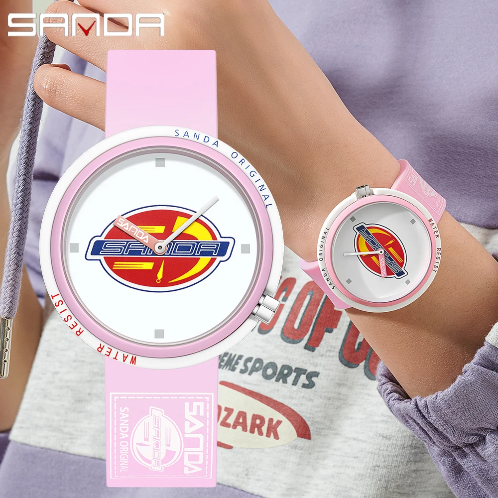 

SANDA модные спортивные мужские часы Новые Роскошные Водонепроницаемые Цифровые кварцевые классические высококачественные наручные часы же...