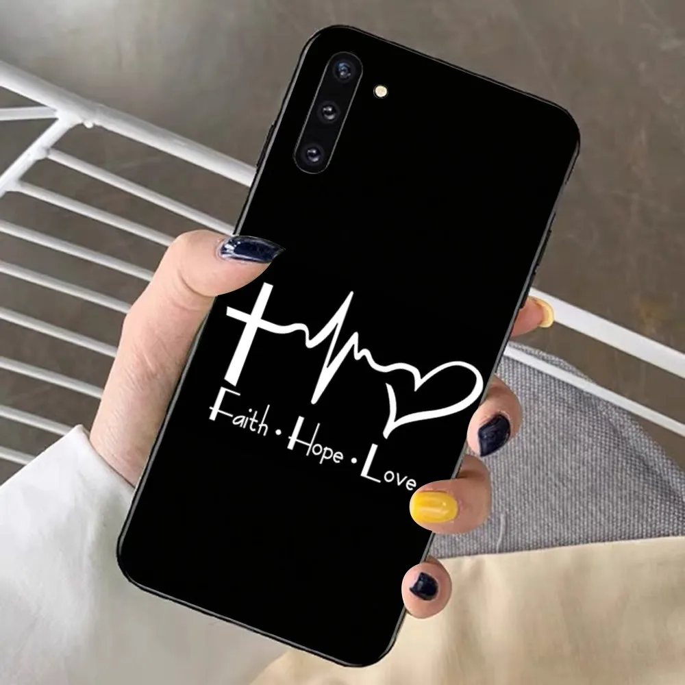 Чехол для телефона Версть христианской Библии Иисуса Samsung Note 8 9 10 20 pro plus lite M 11 30 21 31