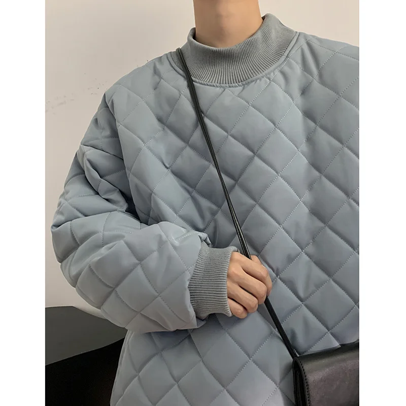 Winter Jacket Men Warm Fashion Casual Thicken Pullover Jacket Men Streetwear Korean Loose Oversize Thick Short Coat Mens Parker