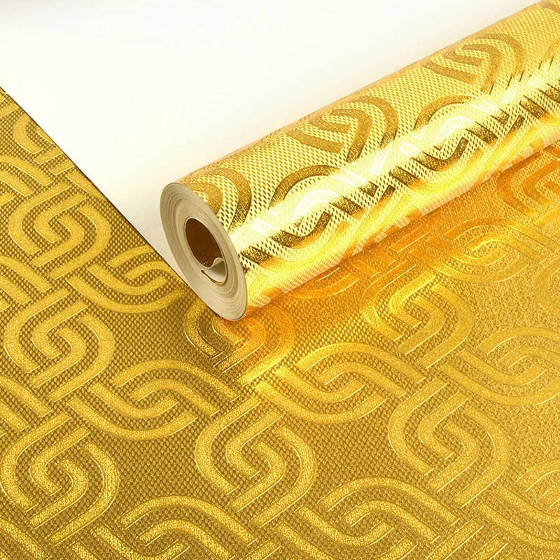 

Золотые обои KTV box hotel bar cafe современные вертикальные полосы Золотые желтые золотые фоновые обои papel de parede