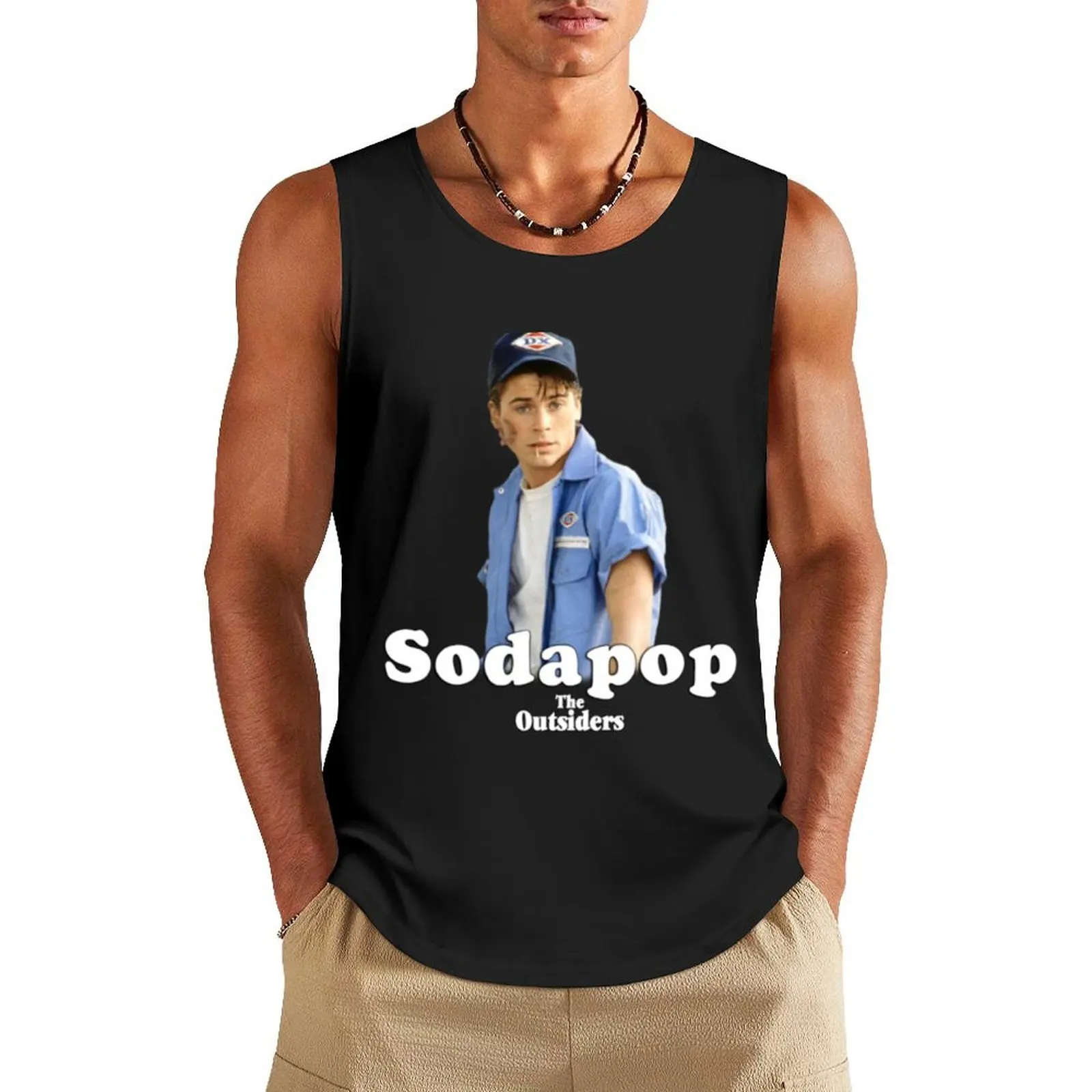 Фото Sodapop Curtis (The Outsiders) Майка футболка хлопковые футболки мужские спортивные мужские футболки для мужчин №1