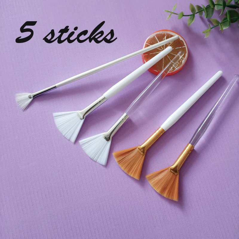 

5 Pack AHA Essence Brush Mask Brush DIY Beauty Smudge Brush Makeup Tool Brush Set