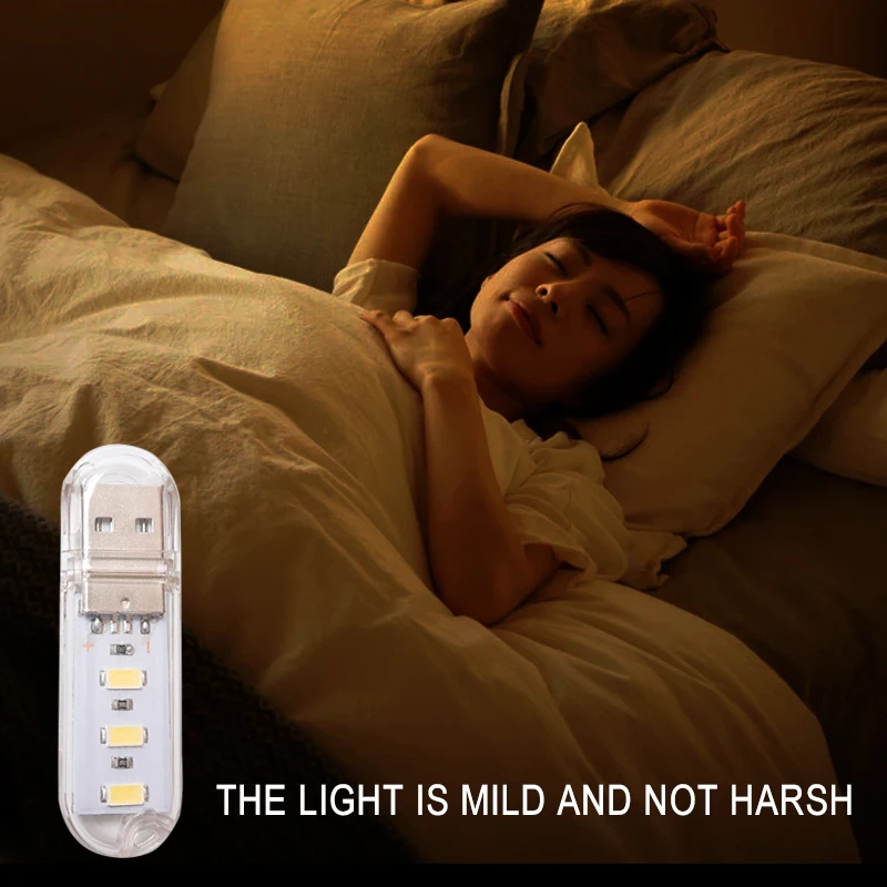 

24 LED Mini Portable USB Lamp DC 5V Camping USB Lighting for PC Laptop Mobile Power Bank Gadget Bright Reading Book Lamp