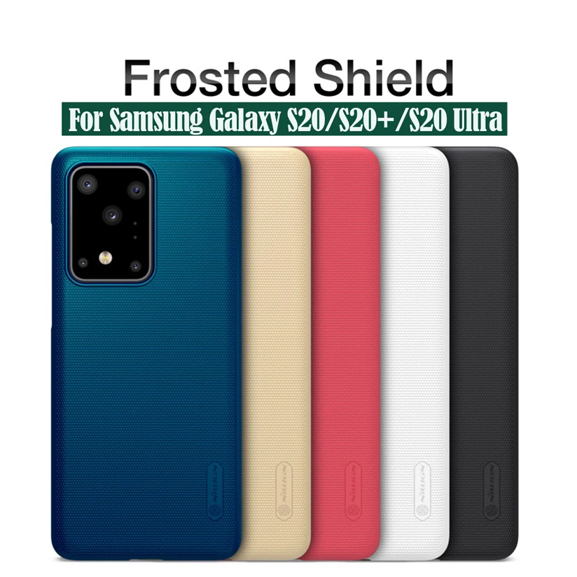 Для Samsung Galaxy S20 Ultra + Plus 5G чехол Nillkin Super Frosted Shield Hard PC Back Cover Protector Case For - купить по