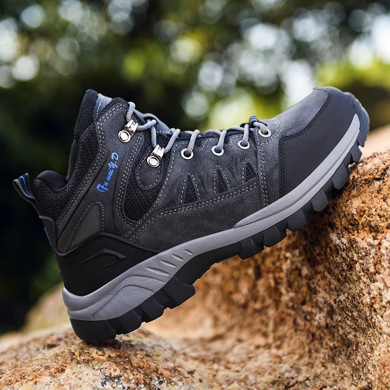 Men Women Waterproof Hiking Shoes Outdoor Climbing Non-slip Camping Trekking Sneakers Sports Mountaineering Boots