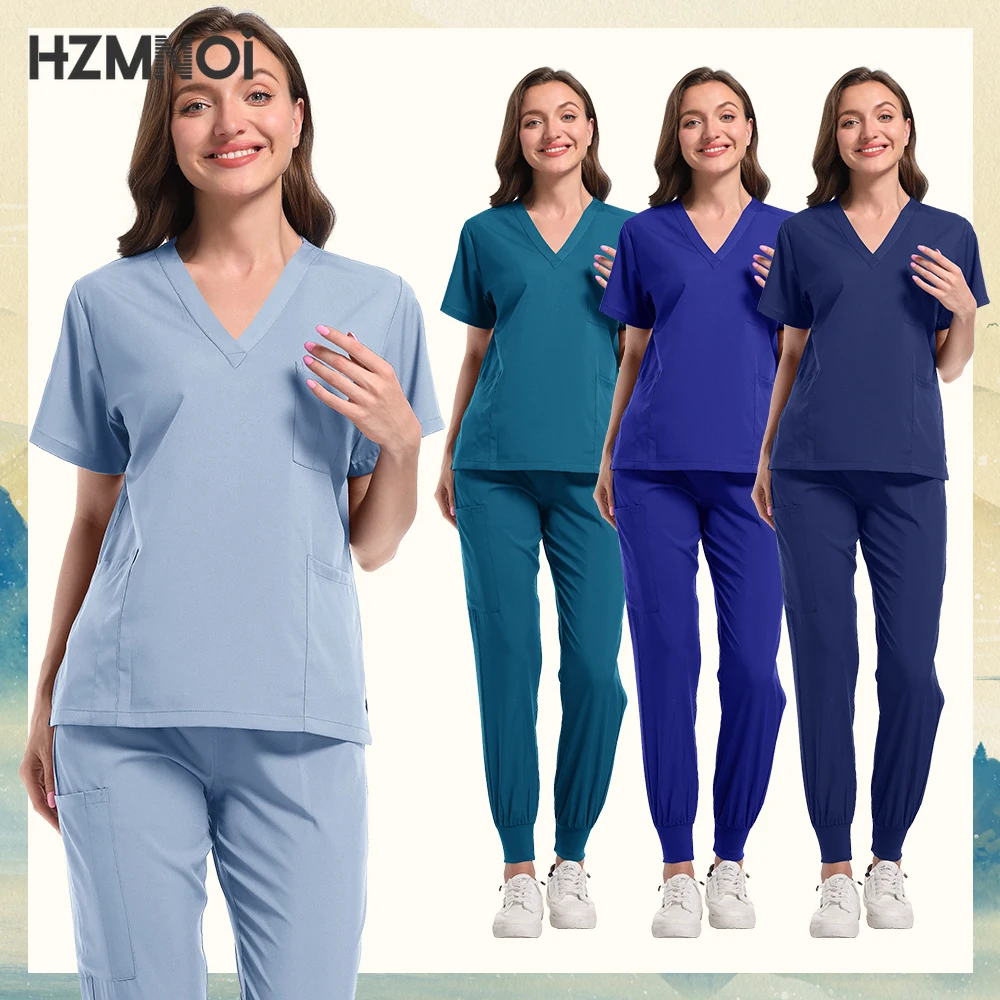 Медицинская униформа унисекс для мужчин и женщин одежда кормления костюм