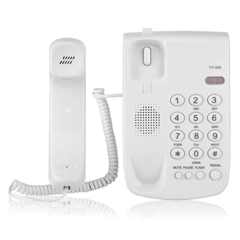 TCF-2000 Wall-Mounted Telephone Noise-cancelling for Homes and Offices Desktop