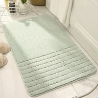 entrance carpet modern minimalist solid polyester wear resistant rug household water absorption and quick drying non slip mat