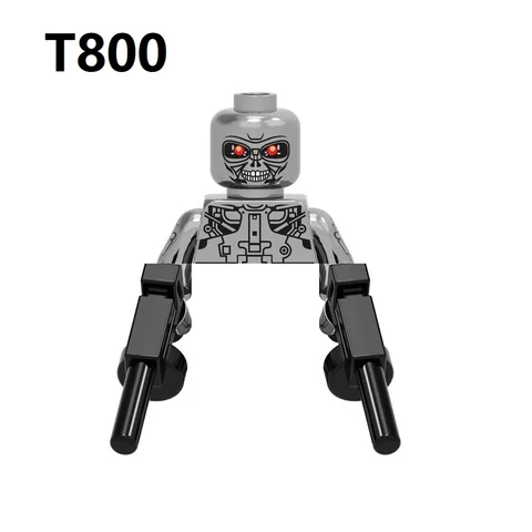 Новинка, набор строительных блоков Terminator T800, мини Экшн-фигурки, игрушки