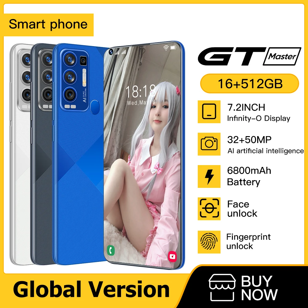 Фонарь оригинальный 16 ГБ + 512 дюйма 4G LTE Android OS 12 7 2 HD полный экран 2400*3200 |