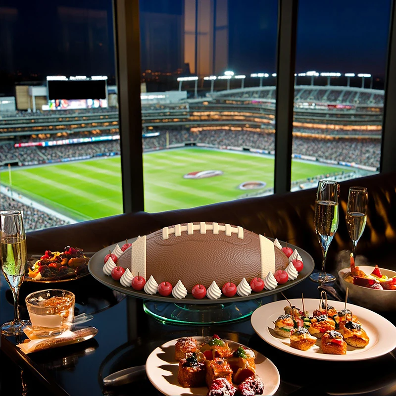 12-дюймовая силиконовая форма для торта в форме регби DIY 3D ломаная шоколада с